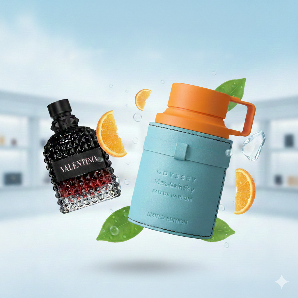 Perfume odyssey mandarin sky y Valentino